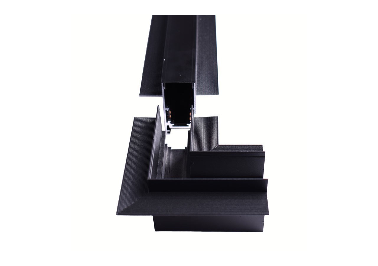 Connecteur en L pour rails magnétiques encastrés 20 mm-Horizontal - CME-90H-N - Barcelona LED