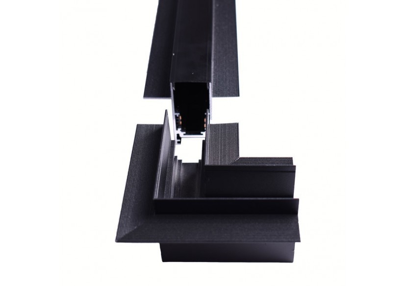 Connecteur en L pour rails magnétiques encastrés 20 mm-Horizontal - CME-90H-N - Barcelona LED Connecteur en L pour rails magnétiques encastrés 20 mm-Horizontal - CME-90H-N - Barcelona LED