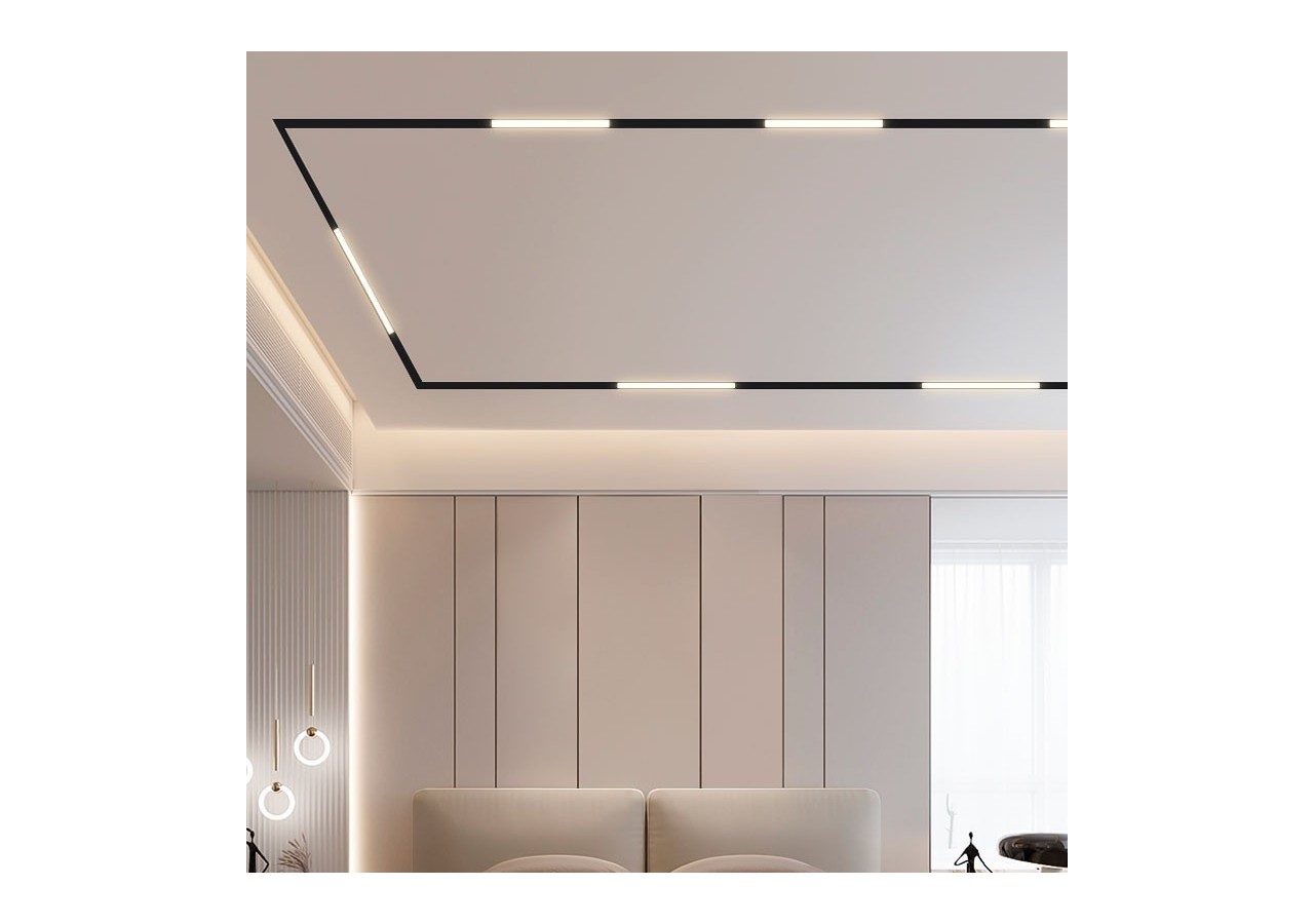 Connecteur en L pour rails magnétiques encastrés 20 mm-Horizontal - CME-90H-N - Barcelona LED