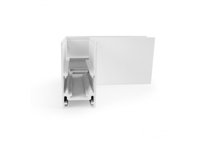 Connecteur en L pour rails magnétiques en saillie 20mm-Horizontal - CMS-90H-B - Barcelona LED Connecteur en L pour rails magnétiques en saillie 20mm-Horizontal - CMS-90H-B - Barcelona LED