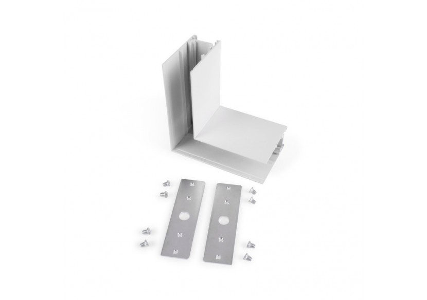 Connecteur en L pour rails magnétiques en saillie 20mm-Horizontal - CMS-90H-B - Barcelona LED Connecteur en L pour rails magnétiques en saillie 20mm-Horizontal - CMS-90H-B - Barcelona LED