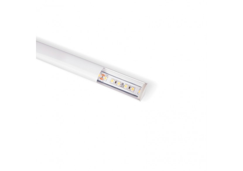 Profilé d'angle en aluminium avec diffuseur, 4 embouts et 4 clips-Ruban LED jusqu'à 12 mm-2 mètres - PXG-1616 - Barcelona LED Profilé d'angle en aluminium avec diffuseur, 4 embouts et 4 clips-Ruban LED jusqu'à 12 mm-2 mètres - PXG-1616 - Barcelona LED