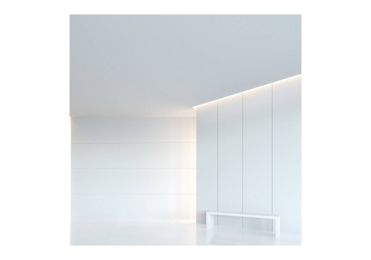 Profilé d'angle en aluminium avec diffuseur, 4 embouts et 4 clips-Ruban LED jusqu'à 12 mm-2 mètres - PXG-1616 - Barcelona LED