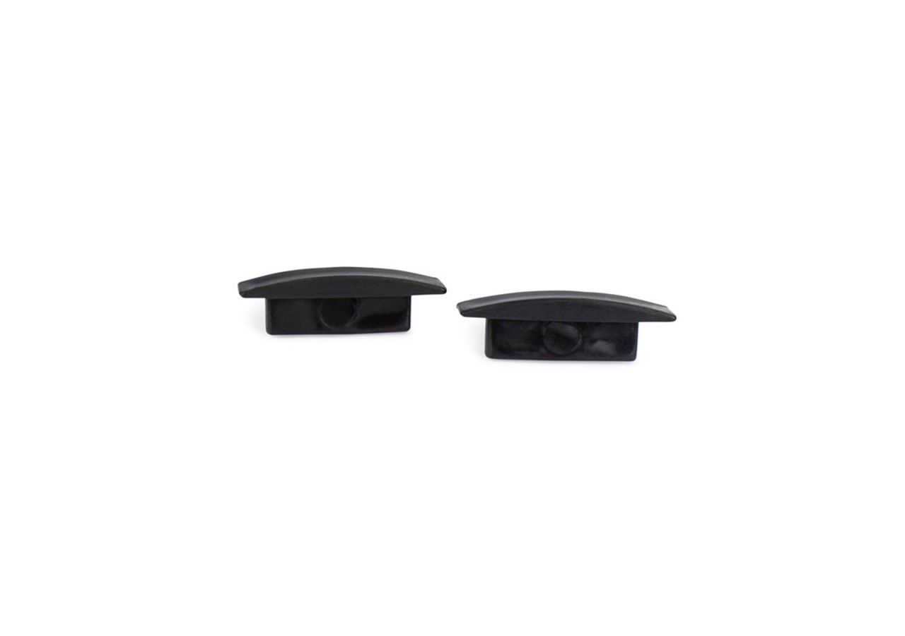 Profilé encastrable en aluminium avec diffuseur et 4 embouts-Ruban LED jusqu'à 12 mm-2 mètres - PXG-205-N - Barcelona LED