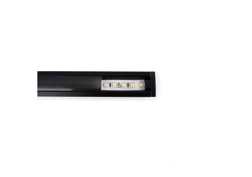Profilé encastrable en aluminium avec diffuseur et 4 embouts-Ruban LED jusqu'à 12 mm-2 mètres - PXG-205-N - Barcelona LED Profilé encastrable en aluminium avec diffuseur et 4 embouts-Ruban LED jusqu'à 12 mm-2 mètres - PXG-205-N - Barcelona LED