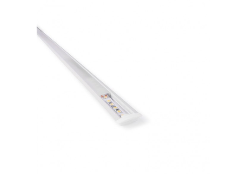 Profilé encastrable en aluminium avec diffuseur et 4 embouts-Ruban LED jusqu'à 12 mm-2 mètres - PXG-205-B - Barcelona LED Profilé encastrable en aluminium avec diffuseur et 4 embouts-Ruban LED jusqu'à 12 mm-2 mètres - PXG-205-B - Barcelona LED