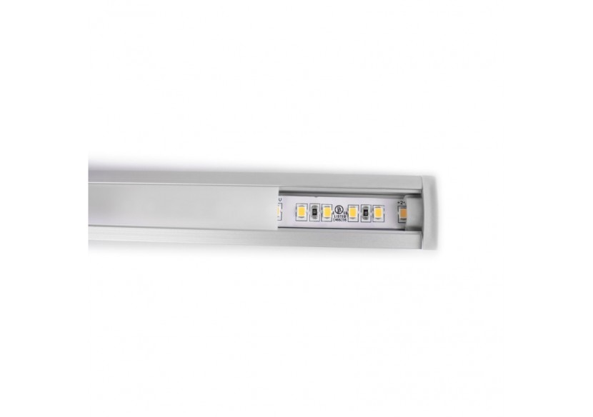 Profilé encastrable en aluminium avec diffuseur et 4 embouts-Ruban LED jusqu'à 12 mm-2 mètres - PXG-205 - Barcelona LED Profilé encastrable en aluminium avec diffuseur et 4 embouts-Ruban LED jusqu'à 12 mm-2 mètres - PXG-205 - Barcelona LED