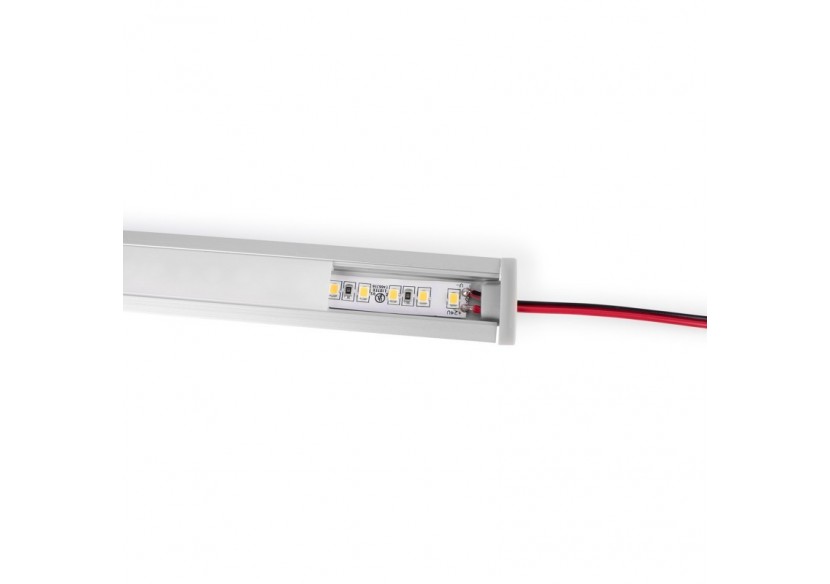 Profilé encastrable en aluminium avec diffuseur et 4 embouts-Ruban LED jusqu'à 12 mm-2 mètres - PXG-205 - Barcelona LED Profilé encastrable en aluminium avec diffuseur et 4 embouts-Ruban LED jusqu'à 12 mm-2 mètres - PXG-205 - Barcelona LED
