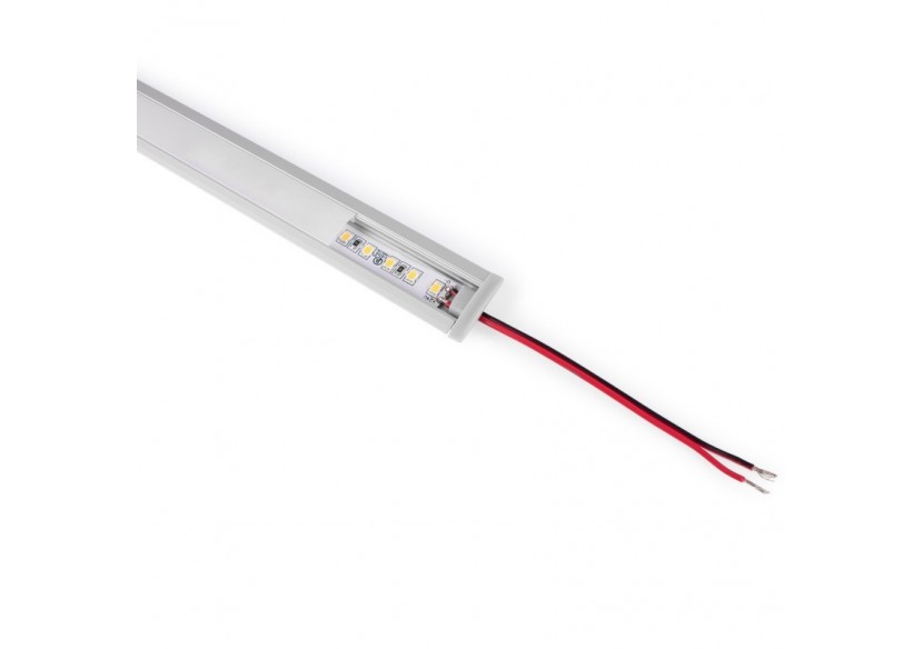 Profilé encastrable en aluminium avec diffuseur et 4 embouts-Ruban LED jusqu'à 12 mm-2 mètres - PXG-205 - Barcelona LED Profilé encastrable en aluminium avec diffuseur et 4 embouts-Ruban LED jusqu'à 12 mm-2 mètres - PXG-205 - Barcelona LED