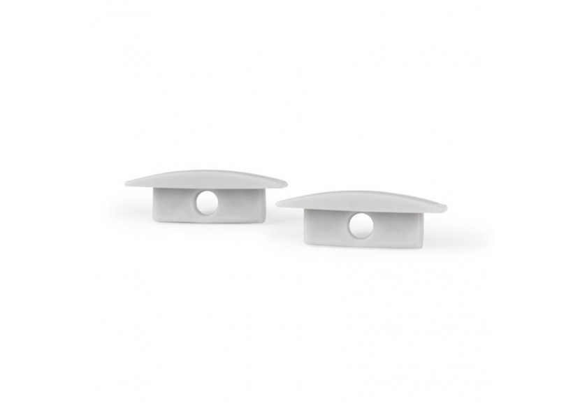 Profilé encastrable en aluminium avec diffuseur et 4 embouts-Ruban LED jusqu'à 12 mm-2 mètres - PXG-205 - Barcelona LED Profilé encastrable en aluminium avec diffuseur et 4 embouts-Ruban LED jusqu'à 12 mm-2 mètres - PXG-205 - Barcelona LED