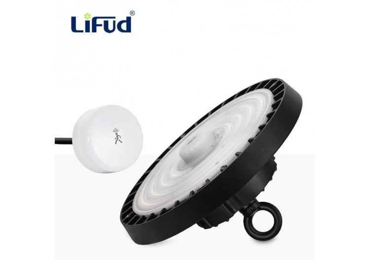 Cloche industrielle LED avec capteur de mouvement 150W-Dimmable-IP65 - K8138-150-3K-S - Barcelona LED 2