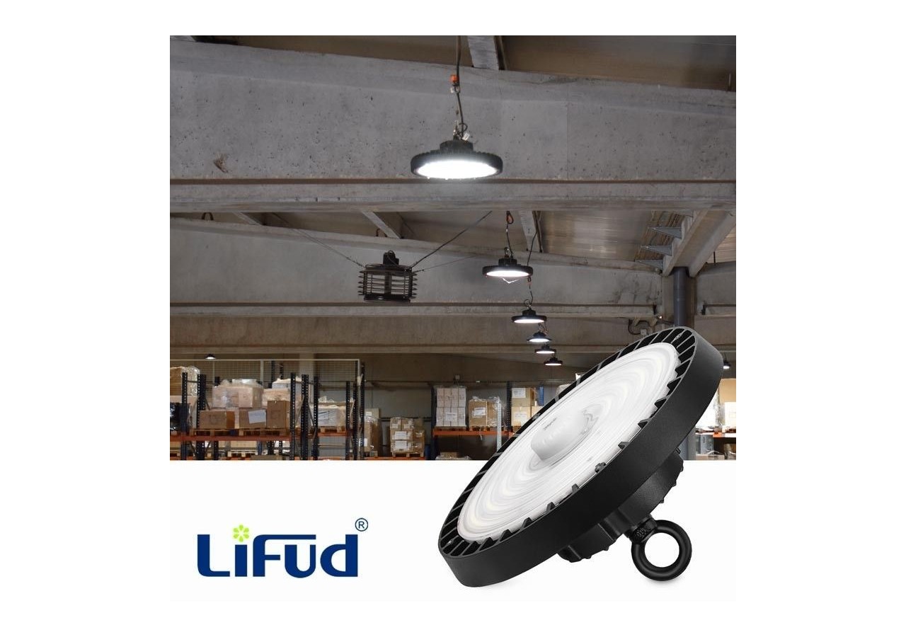 Cloche industrielle LED avec capteur de mouvement 150W-Dimmable-IP65 - K8138-150-5K-S - Barcelona LED