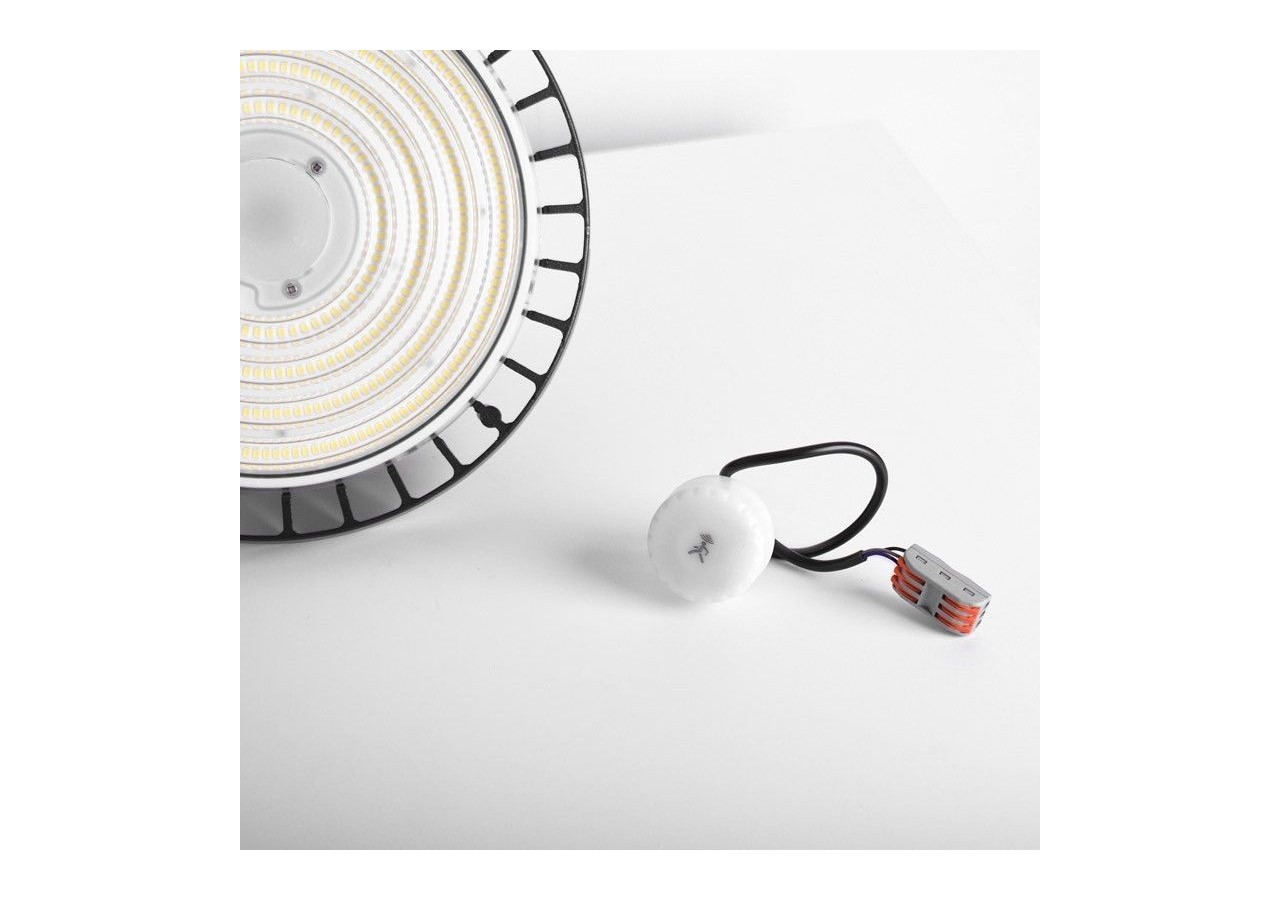 Cloche industrielle LED avec capteur de mouvement 150W-Dimmable-IP65 - K8138-150-5K-S - Barcelona LED