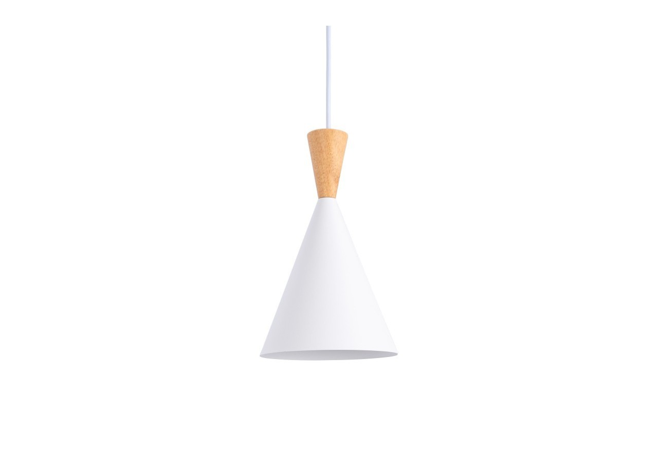 Suspension scandinave en métal et bois avec prise "Lima" - LN3012-EU-B - Barcelona LED