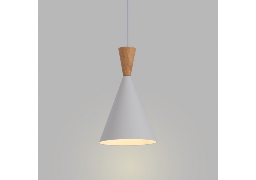 Suspension scandinave en métal et bois avec prise "Lima" - LN3012-EU-B - Barcelona LED Suspension scandinave en métal et bois avec prise "Lima" - LN3012-EU-B - Barcelona LED