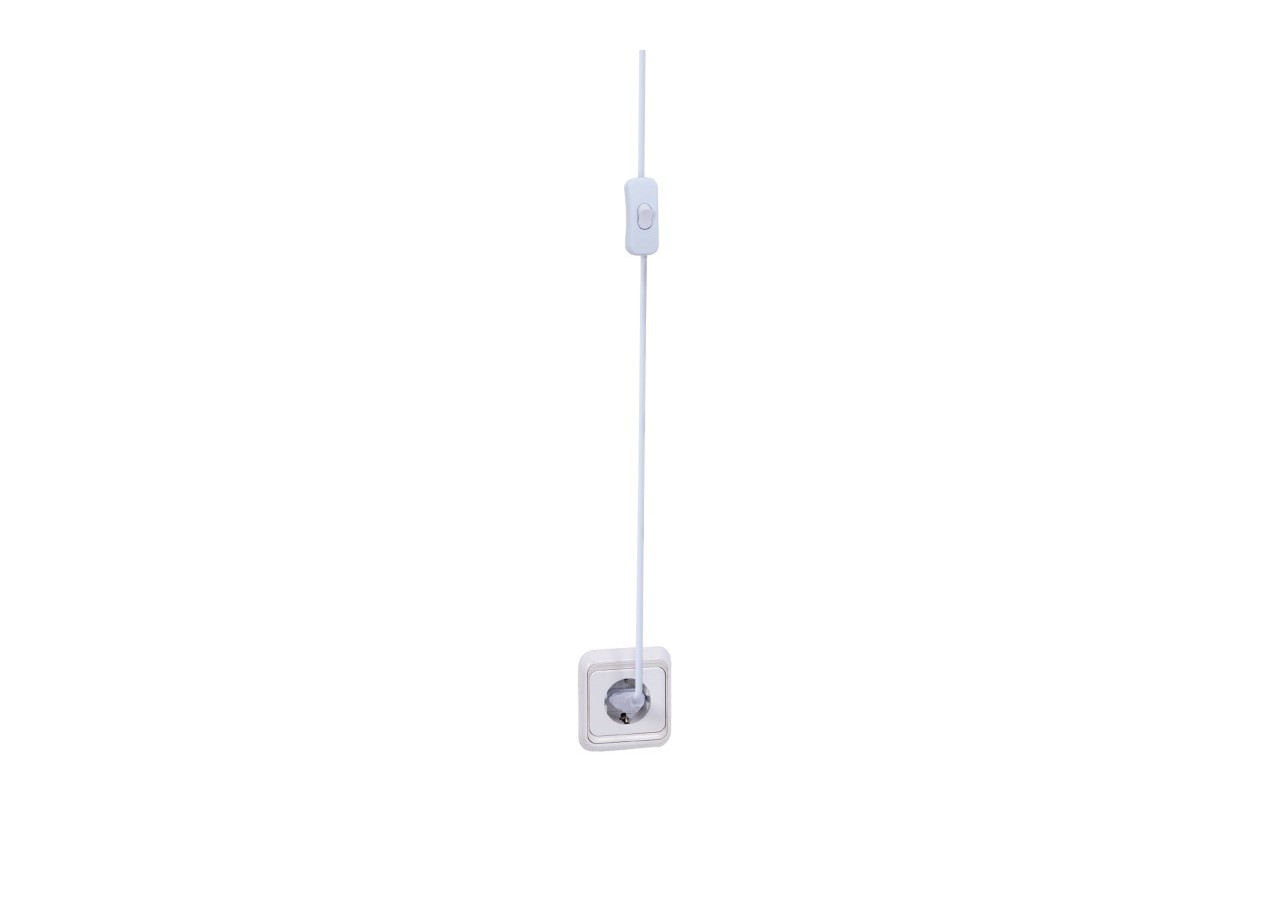Suspension scandinave en métal et bois avec prise "Lima" - LN3012-EU-B - Barcelona LED