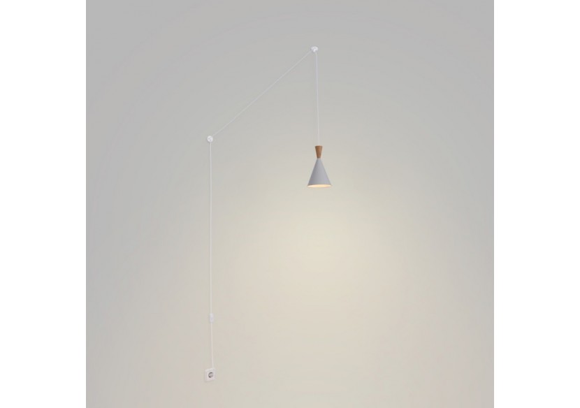 Suspension scandinave en métal et bois avec prise "Lima" - LN3012-EU-B - Barcelona LED Suspension scandinave en métal et bois avec prise "Lima" - LN3012-EU-B - Barcelona LED