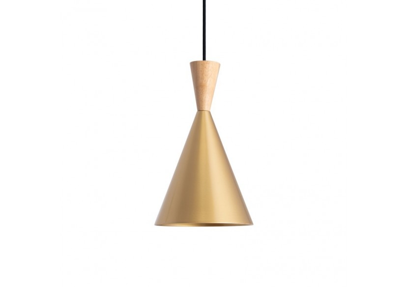 Suspension scandinave en métal et bois avec prise "Lima" - LN3012-EU-D - Barcelona LED Suspension scandinave en métal et bois avec prise "Lima" - LN3012-EU-D - Barcelona LED
