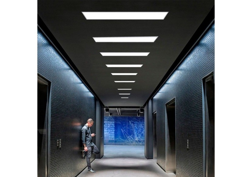 Lot de 6-Panneau LED 120x30 extra-plat-Driver Philips-44W-UGR19 - K5236-6-BF - Barcelona LED Lot de 6-Panneau LED 120x30 extra-plat-Driver Philips-44W-UGR19 - K5236-6-BF - Barcelona LED