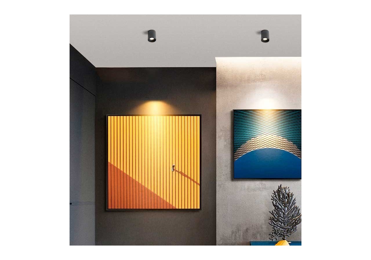 Applique plafond en polycarbonate-GU10 - B988-N - Barcelona LED