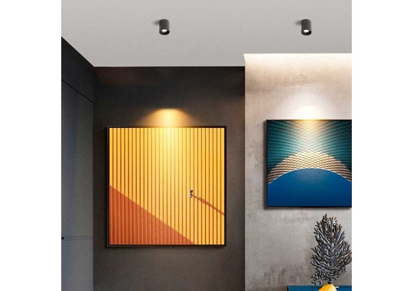 Applique plafond en polycarbonate-GU10 - B988-N - Barcelona LED Applique plafond en polycarbonate-GU10 - B988-N - Barcelona LED