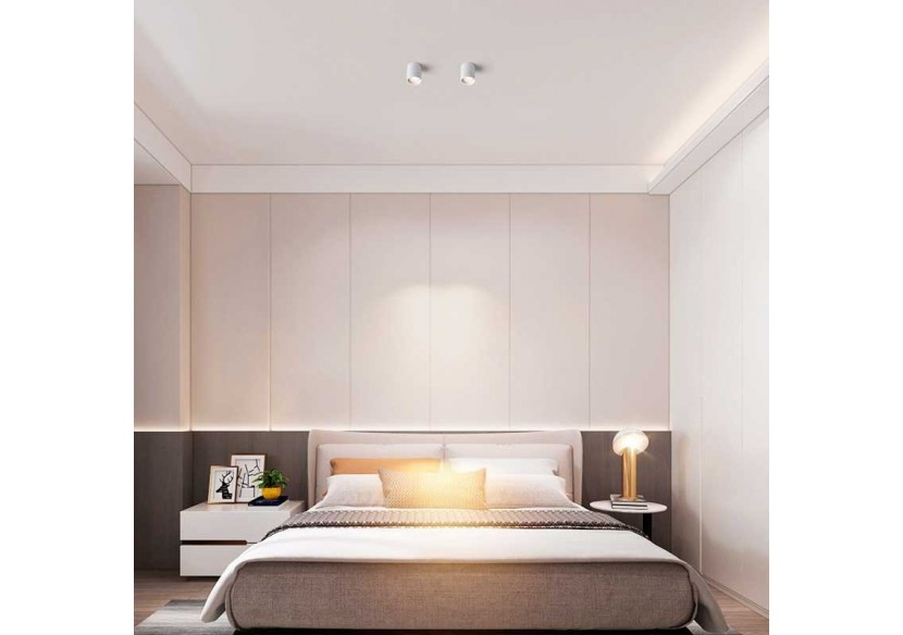 Applique plafond en polycarbonate-GU10 - B988-B - Barcelona LED Applique plafond en polycarbonate-GU10 - B988-B - Barcelona LED