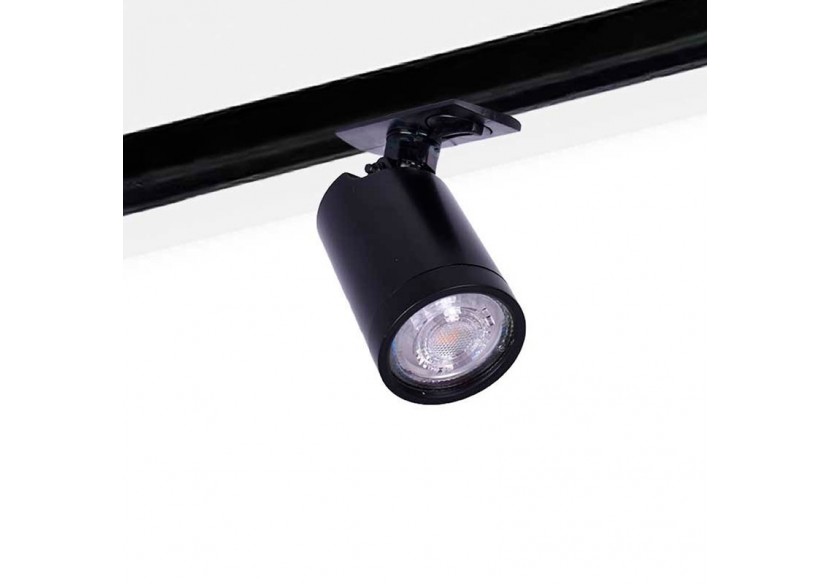 Spot sur rail monophasé avec douille GU10 - B989-N - Barcelona LED Spot sur rail monophasé avec douille GU10 - B989-N - Barcelona LED