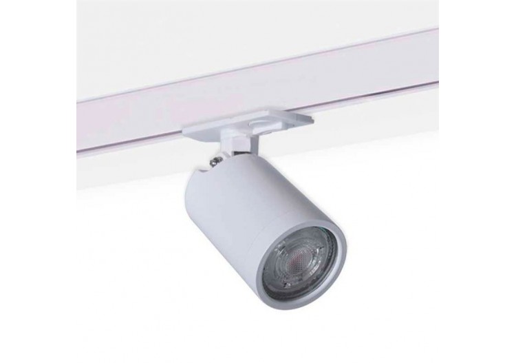 Spot sur rail monophasé avec douille GU10 - B989-B - Barcelona LED
