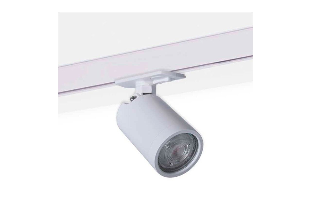 Spot sur rail monophasé avec douille GU10 - B989-B - Barcelona LED