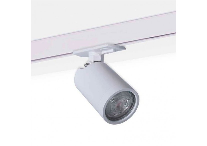 Spot sur rail monophasé avec douille GU10 - B989-B - Barcelona LED Spot sur rail monophasé avec douille GU10 - B989-B - Barcelona LED