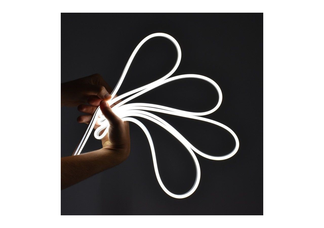 Néon LED flexible 24V DC-6x13mm-5 mètres-Kit complet-11W/m-IP67-À courbure latérale - N613-5M-BF - Barcelona LED