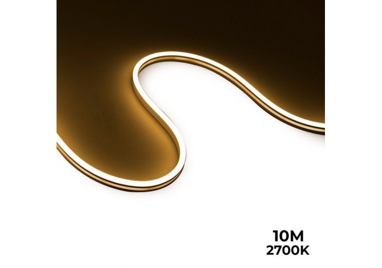 Néon LED flexible 24V DC-10x18mm-10 mètres-Kit complet-11W/m-IP67-À courbure latérale - N1018-10M-270 - Barcelona LED 2