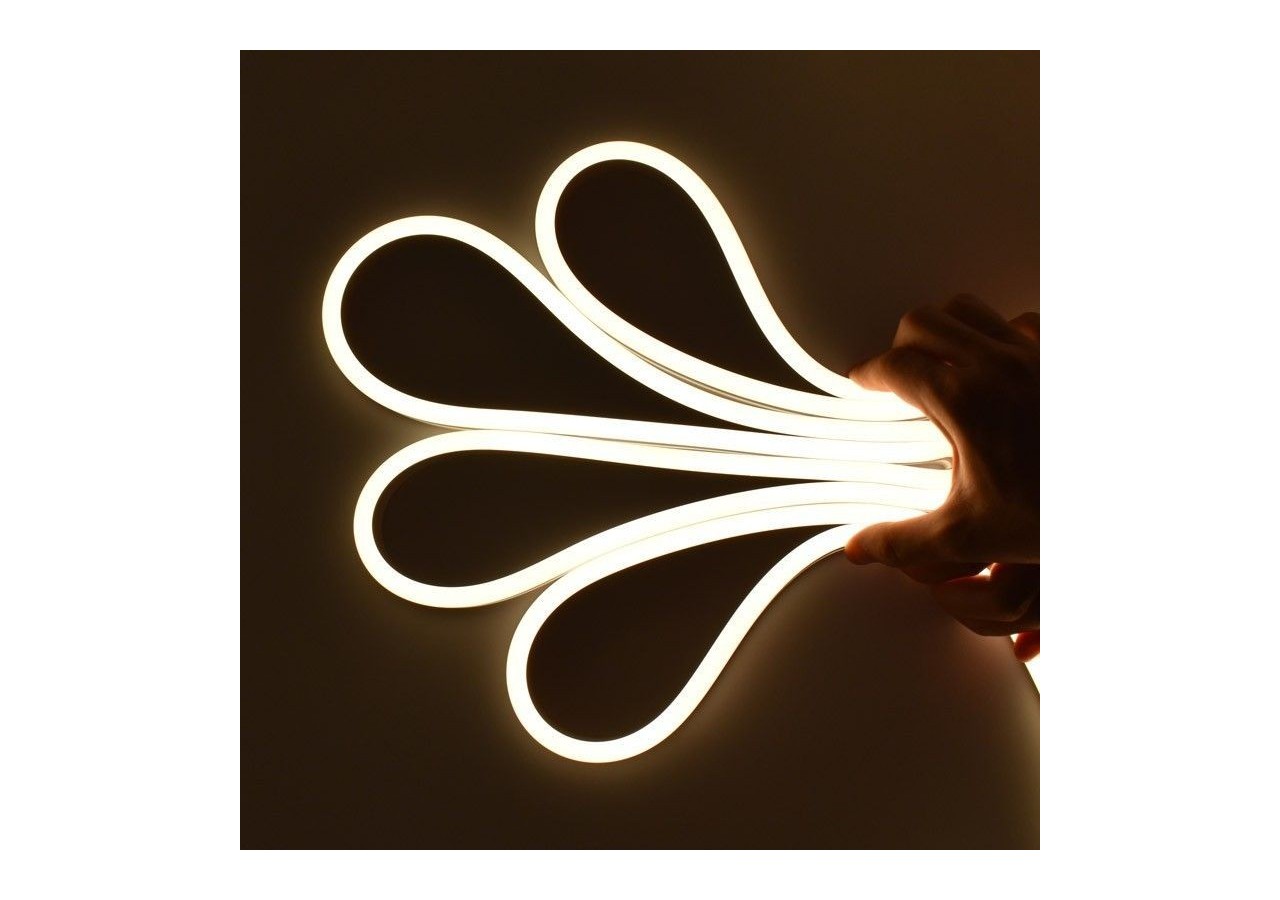 Néon LED flexible 24V DC-10x18mm-10 mètres-Kit complet-11W/m-IP67-À courbure latérale - N1018-10M-270 - Barcelona LED