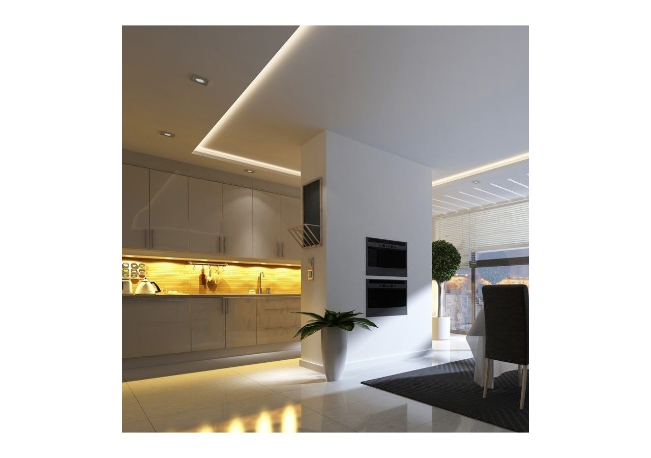 Néon LED flexible 24V DC-10x18mm-10 mètres-Kit complet-11W/m-IP67-À courbure latérale - N1018-10M-270 - Barcelona LED