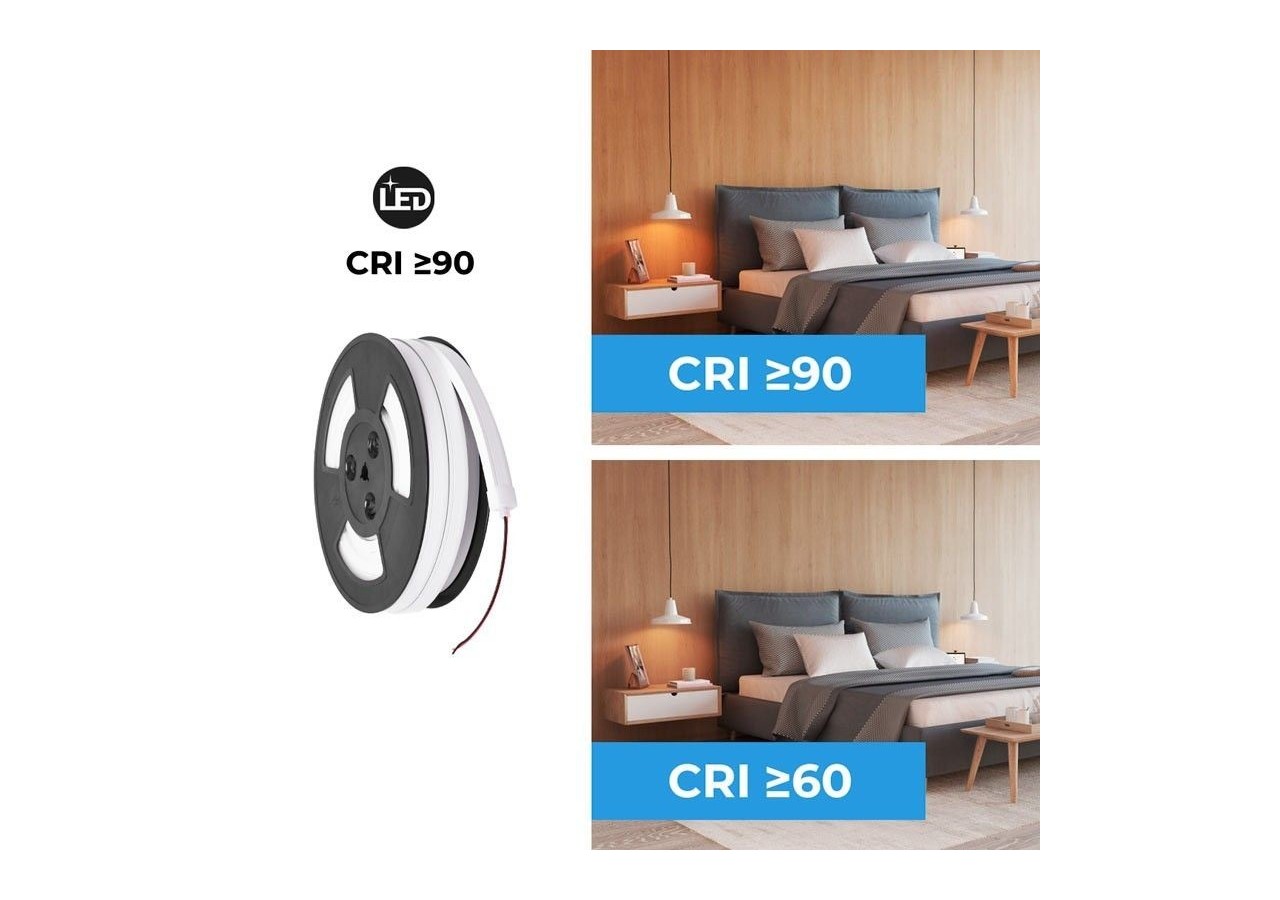 Néon LED flexible 24V DC-10x18mm-10 mètres-Kit complet-11W/m-IP67-À courbure latérale - N1018-10M-270 - Barcelona LED