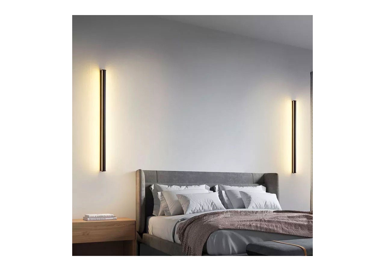 Applique murale linéaire LED intégrée-22W-100cm-IP20 - LN1578-100-N - Barcelona LED
