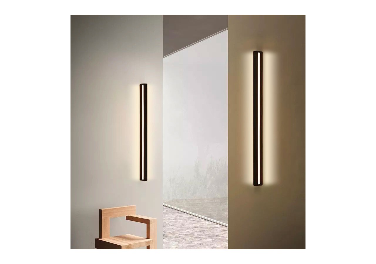 Applique murale linéaire LED intégrée-22W-100cm-IP20 - LN1578-100-N - Barcelona LED