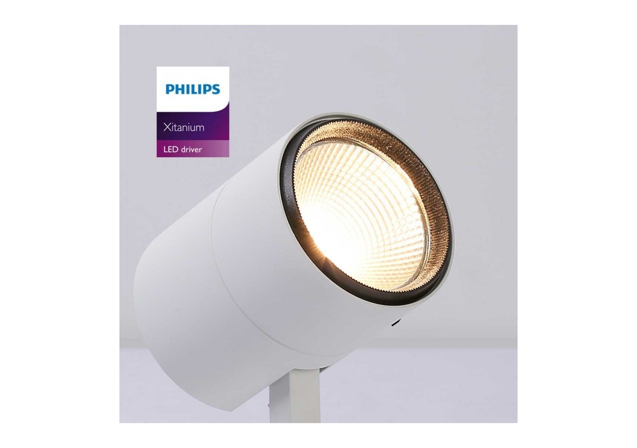Spot LED sur rail triphasé CCT 42W-CRI 95-Driver Philips Xitanium intégré - B00591-B-CCT - Barcelona LED