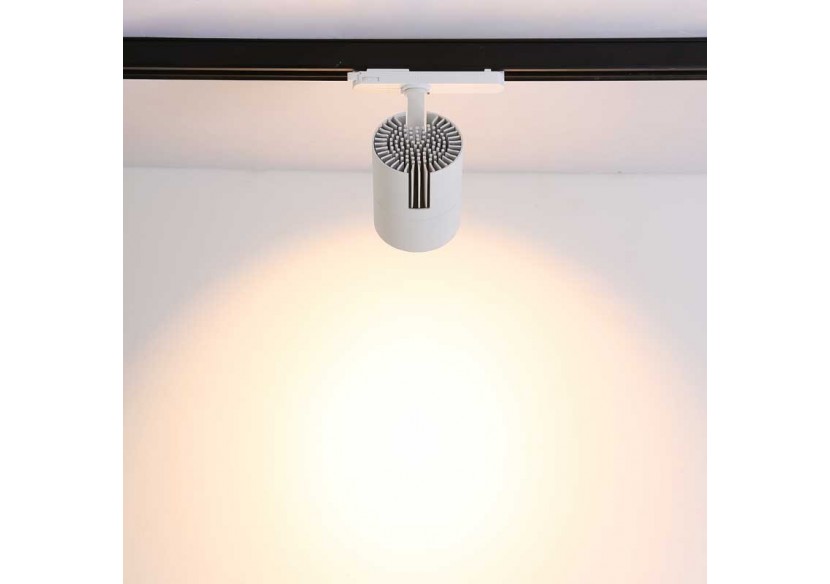 Spot LED sur rail triphasé CCT 42W-CRI 95-Driver Philips Xitanium intégré - B00591-B-CCT - Barcelona LED Spot LED sur rail triphasé CCT 42W-CRI 95-Driver Philips Xitanium intégré - B00591-B-CCT - Barcelona LED