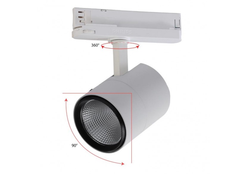 Spot LED sur rail triphasé CCT 42W-CRI 95-Driver Philips Xitanium intégré - B00591-B-CCT - Barcelona LED Spot LED sur rail triphasé CCT 42W-CRI 95-Driver Philips Xitanium intégré - B00591-B-CCT - Barcelona LED