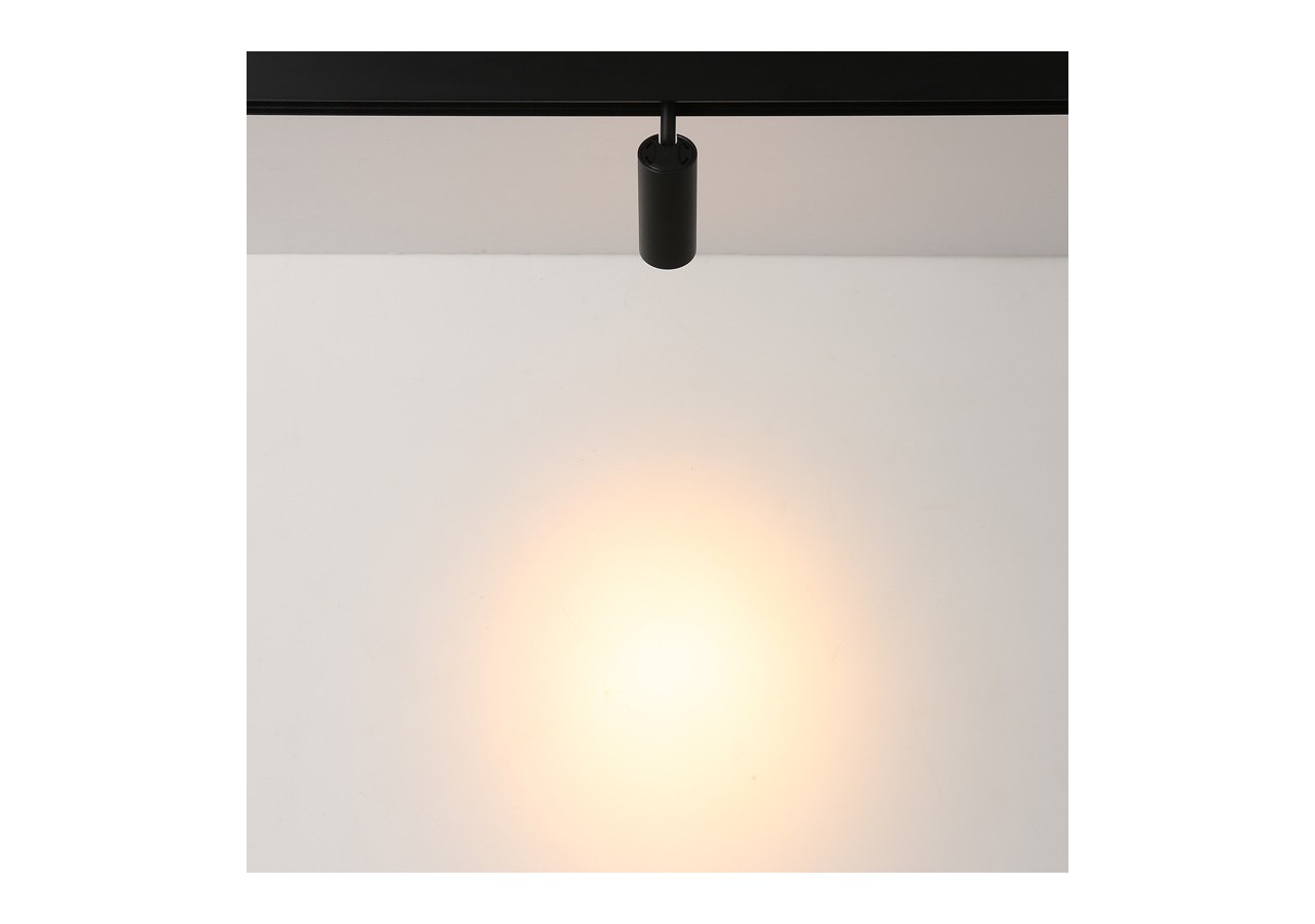 Spot LED sur rail magnétique 48V-6W-Noir - PMC-6W-N-BC - Barcelona LED