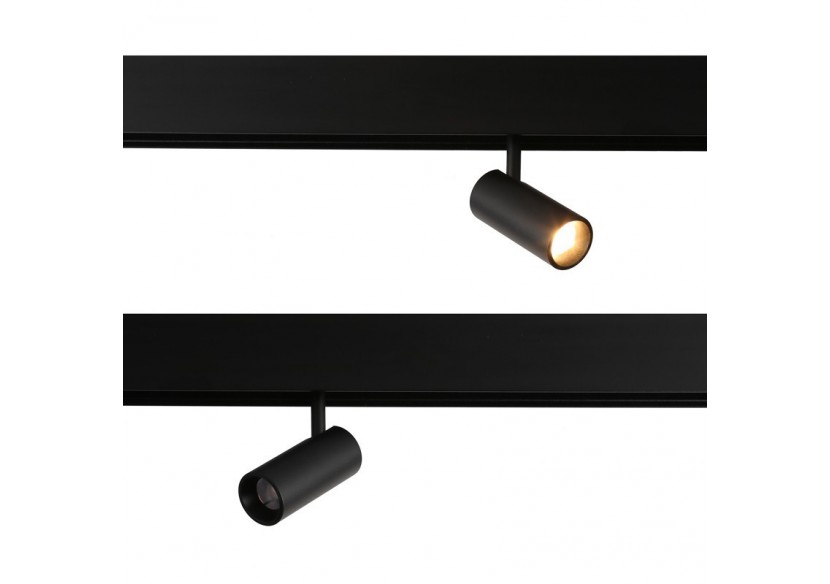 Spot LED sur rail magnétique 48V-6W-Noir - PMC-6W-N-BC - Barcelona LED Spot LED sur rail magnétique 48V-6W-Noir - PMC-6W-N-BC - Barcelona LED