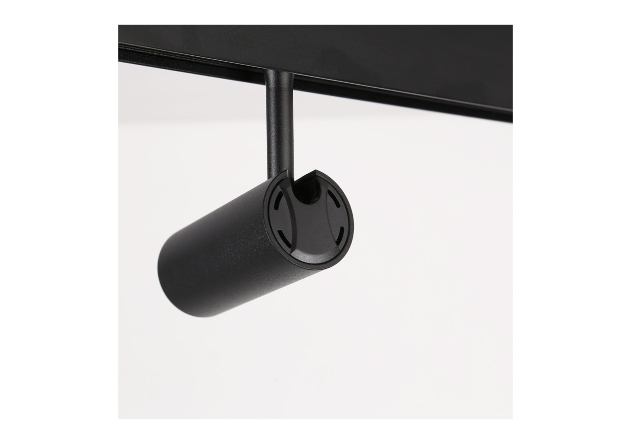 Spot LED sur rail magnétique 48V-6W-Noir - PMC-6W-N-BC - Barcelona LED