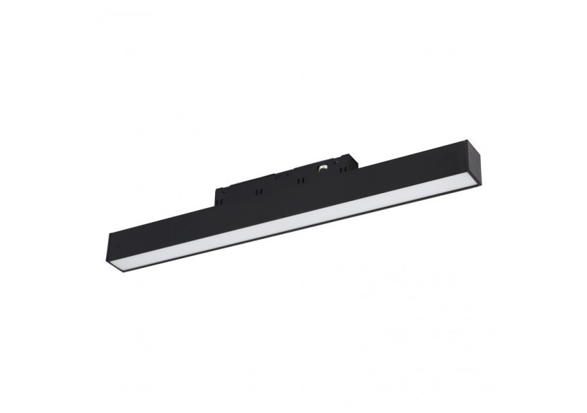 Spot LED linéaire opale sur rail magnétique 48V-10W-Noir - LM-300-N-BC - Barcelona LED