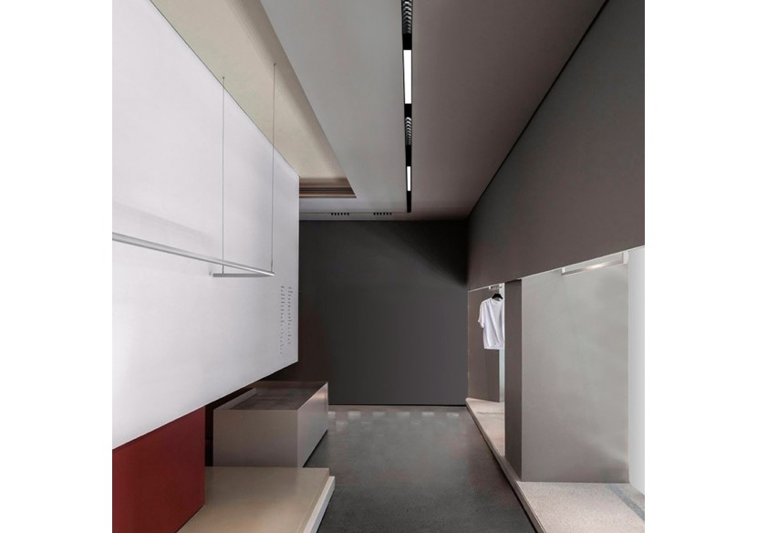 Spot LED linéaire opale sur rail magnétique 48V-10W-Noir - LM-300-N-BN - Barcelona LED Spot LED linéaire opale sur rail magnétique 48V-10W-Noir - LM-300-N-BN - Barcelona LED