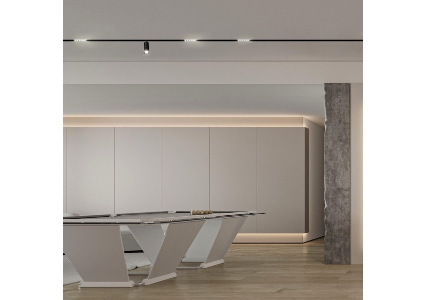 Spot LED linéaire sur rail magnétique 48V-6W-UGR 16-Noir - LM-112U18-N-BN - Barcelona LED Spot LED linéaire sur rail magnétique 48V-6W-UGR 16-Noir - LM-112U18-N-BN - Barcelona LED