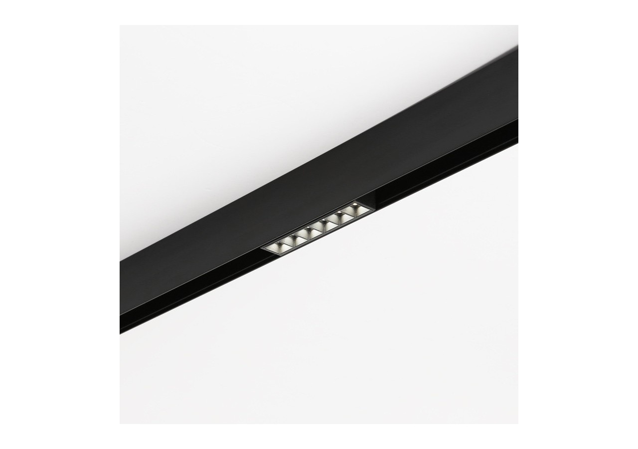Spot LED linéaire sur rail magnétique 48V-6W-UGR 16-Noir - LM-112U18-N-BN - Barcelona LED