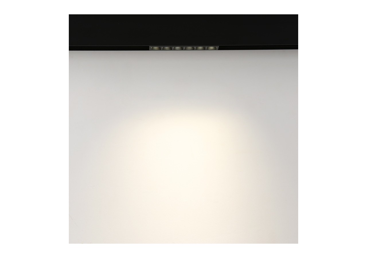 Spot LED linéaire sur rail magnétique 48V-6W-UGR 16-Noir - LM-112U18-N-BN - Barcelona LED