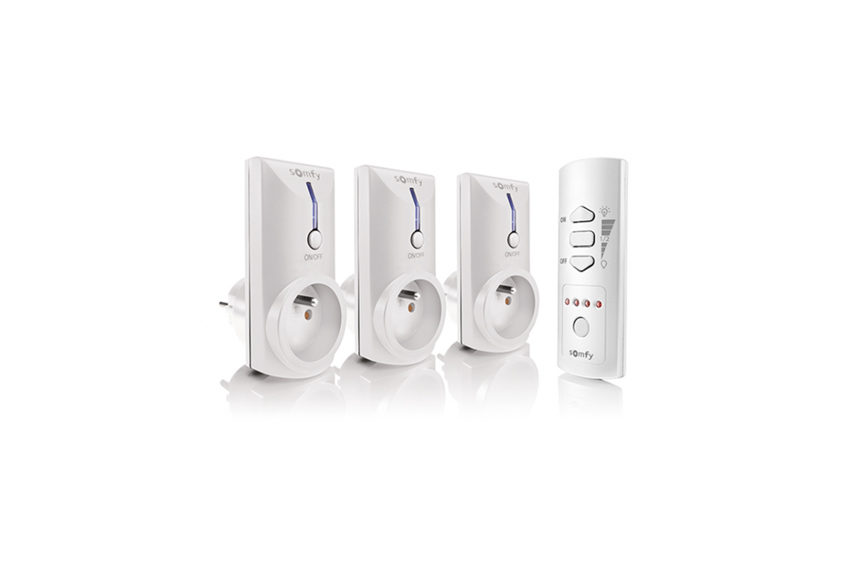 Pack de 3 prises connectées on/off RTS : Confort'Mat
