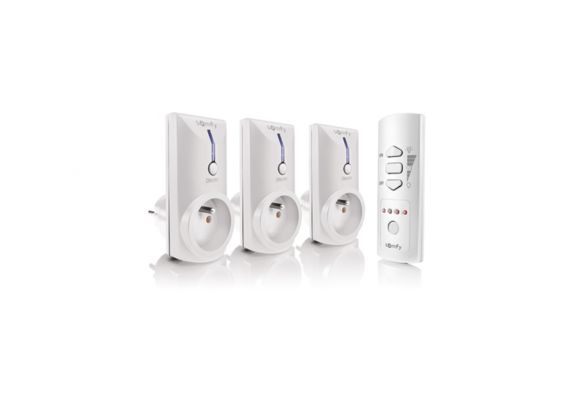 Pack de 3 prises connectées on/off RTS : Confort'Mat Pack de 3 prises connectées on/off RTS : Confort'Mat